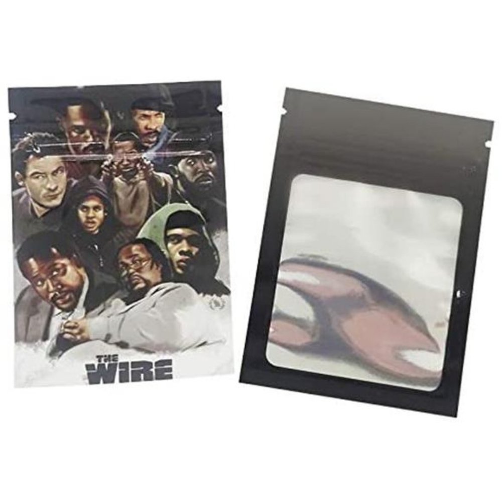 100 pcs Customized Printed Bags Mylar Aluminum Foil Zip L Moisture Proof Bags